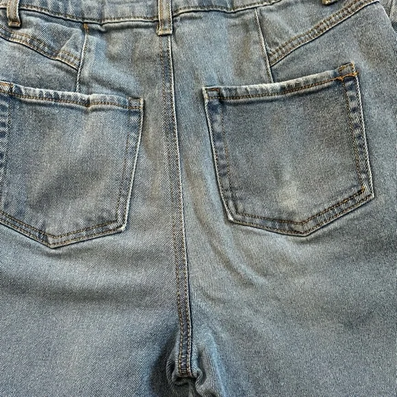 BALLOON Women's Blue Jeans with Pink Stripe - Picture 3 of 14